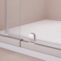 Душевой уголок квадратный RGW PA-038 900x900, профиль хром, стекло прозрачное/6 мм, арт-350803899-11 — фото 5, Квадратные душевые уголки