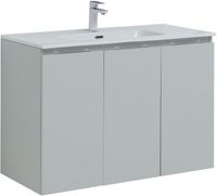 Тумба под раковину Aquanet Алвита New 100 3 дверцы, серый арт-00277532 — фото 9, Тумбы под раковину