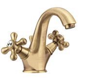 Смеситель для раковины Fiore MARGOT SKY (SWAROVSKI®) , бронза арт-01ZZ0623 — фото 1, Смесители для раковины