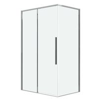 Душевое ограждение Grossman Galaxy 100.K33.01.130.10.00- 200.K33.01.70.10.00 (130х70х195) раздвижная,хром,стекло прозрачное,2 места арт-120.K33.01.1370.10.00 — фото 1, Прямоугольные душевые уголки