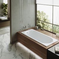 Ванна акриловая ERLIT белая арт-MODERN 150*70 — фото 3, Акриловые ванны