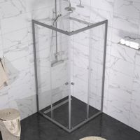 ДШ "Вента-Графит" 90х90, квадрат (1 место) арт-Щ0000076258 — фото 8, Квадратные душевые уголки