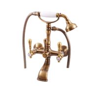 Смеситель Morava retro для ванной с душевым комплектом, арт-MK460.5/2SM — фото 1, Смеситель для ванны