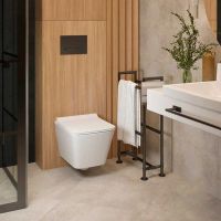 Унитаз подвесной КЕРАМИН ТОБАГО R МЛ Slim Soft Close безободковый, сиденье дюропласт с микролифтом CDB00027033 арт-4810531143567 — фото 3, Подвесные унитазы