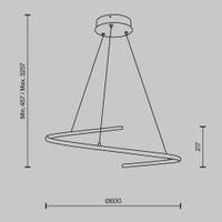 Товар: Подвесной светильник Maytoni MOD242PL-L33BSK - фото 6 Подвесной светильник Maytoni MOD242PL-L33BSK — фото 6, Подвесные светильники