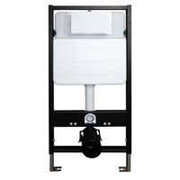 Сет: Инсталляция для подвесного унитаза AZARIO FORTE 3/6л.+ подвесной унитаз Azario Grado, безободковый, смыв "Торнадо", быстросъемное сиденье микролифт арт-AZ-100-100F+AZ-0046-UQ3 — фото 1, Комплекты унитаз + инсталляция