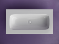 Раковина накладная мебельная CERAMICANOVA Grace прямоугольная 910x457x137 без отверстия под смеситель цвет белый арт-CN7019wx — фото 2, Раковины встраиваемые сверху