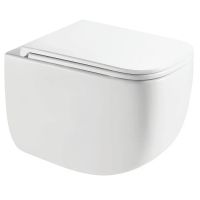 AQM2016PRO Унитаз подвесной сиденье SoftClose, технология смыва Invisible, скрыт крепеж. 480х340х350 — фото 1, Подвесные унитазы