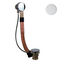 Товар: Слив-перелив для ванны полуавтомат Webert AC0035740, белый - фото 1 Слив-перелив для ванны полуавтомат Webert AC0035740, белый — фото 1, Сливы-переливы