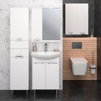 Товар: Зеркальный шкаф ELEGANSE 60 /хром/левый/ AQUA DE MARCO 1060CELE/L - фото 5 Зеркальный шкаф ELEGANSE 60 /хром/левый/ AQUA DE MARCO 1060CELE/L — фото 5, Зеркальные шкафы в ванную