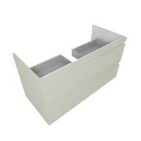 AQ77100-GS Комплект мебели: Тумба 100см ВЕГА с раковиной AQ4100-00, 2 ящика, цвет шалфей зеленый — фото 3, Комплекты мебели для ванной