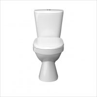 Унитаз-компакт КЕРАМИН ЛАГО ЖС двухрежимный, сиденье дюропласт CDB00029179 арт-4810531150930 — фото 1, Напольные унитазы