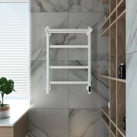 Полотенцесушитель электрический Grota Tela 530х800 белый Tela 530х800 RAL9016 EL — фото 3, Электрические полотенцесушители