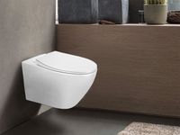 Унитаз подвесной Azario Keras 370х520х360 безободковый, с быстросъемным сиденьем микролифт, белый глянцевый арт-AZ-99046W — фото 10, Подвесные унитазы