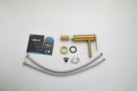 Смеситель для раковины BELZ , брашированное золото арт-B10813-5 — фото 9, Смесители для раковины