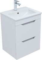 Тумба под раковину Aquanet Практика 50 белый глянец 00347914 — фото 3, Тумбы под раковину