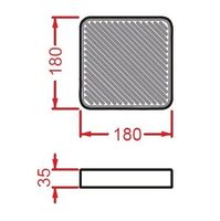 Мыльница Artceram Cartesio накладная цвет голубой арт-CAC001 32 00 — фото 2, Мыльницы