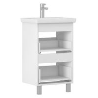 Корпус мебельный VIGO Neo, Glem, Finlay 500-0-2 (Como) напольный белый арт-264 — фото 1, Тумбы под раковину