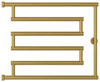 Полотенцесушитель водяной Сунержа High-Tech+ model "L" 500х650 Матовое золото арт-032-4052-5065 — фото 1, Водяные полотенцесушители