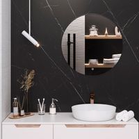 Зеркало с LED-подсветкой MILAN (65) круглое /AQUA DE MARCO MIL65 — фото 3, Зеркала в ванную комнату