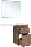 Тумба под раковину Aquanet Токио 48 дуб веллингтон (напольная 2 ящика) 00333647 — фото 4, Тумбы под раковину