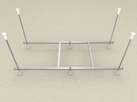 Сборный каркас к ванне Лугано 170/Либерти 170 (шпильки) KAR-0000058 — фото 5, Ванны и комплектующие