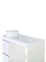 Orange Sistema STM-100TUW+RA Тумба напольная с раковиной под стиральную машину, белый STM-100TUW+RA — фото 7, Тумбы под раковину