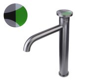 Смеситель для раковины Bronze de Luxe , графит/зеленый арт-9008GM-G — фото 1, Смесители для раковины