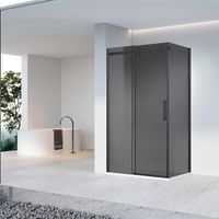 Душевой уголок Como-N , 1200*1000, черный, стекло тонированное арт-VSR-4CN1012CGB — фото 3, Прямоугольные душевые уголки