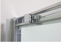 Душевой уголок Aquanet Delta 100x100, R550, прозрачное стекло арт-NPE2142 — фото 8, Душевые уголки четверть круга