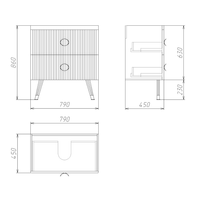 Товар: Тумба напольная "АТРИО-85 см" с 2-я ящ. белый глянец (ум.МОДЕРН-85) 108016 - фото 4 Тумба напольная "АТРИО-85 см" с 2-я ящ. белый глянец (ум.МОДЕРН-85) 108016 — фото 4, Тумбы под раковину