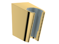 Держатель для ручного душа, Hansgrohe, Porter S, для шлангов с конической гайкой, материал-пластик, цвет-полированное золото арт-28331990 — фото 1, Держатели для душа