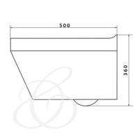 Товар: POLO подвесной унитаз арт-P-1403 - фото 2 POLO подвесной унитаз арт-P-1403 — фото 2, Подвесные унитазы