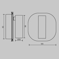 Настенный светильник (бра) Technical C175WL-9W-2.7-4K-MG — фото 6, Бра