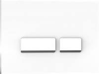 Комплект 3в1 IBERICA BLANCA инсталляция SILENCIO MINI, унитаз TOLEDO ALTO белый, кнопка смыва CRYSTAL-R белый глянцевый (IB.001M.TLA.234.2210) — фото 8, Комплекты унитаз + инсталляция