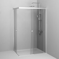 W94G-403-120290-MT1K X-joy душевое огражд прямоугольн.,раздвиж.двери 120x90 хром мат.,стекло прозр — фото 3, Душевые кабины и ограждения