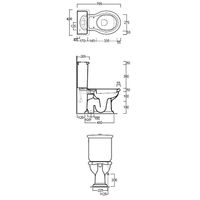 Товар: Бачок SIMAS LANTE на чашу унитаза моноблок цвет белый LA09 - фото 3 Бачок SIMAS LANTE на чашу унитаза моноблок цвет белый LA09 — фото 3, Комплектующие для туалета