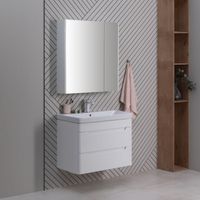 Мебель для ванной Aquanet София 80 белый глянец (2 ящика) арт-00274199 — фото 1, Комплекты мебели для ванной