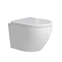 Комплект BERGES: инсталляция NOVUM кнопка O5 Soft Touch черная, унитаз OKUS Rimless 49 см, сиденье дюропласт микролифт, быстросъём арт-043390 — фото 4, Комплекты унитаз + инсталляция