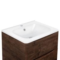 Раковина VCB-2VP600W из искуственного камня, цвет белый — фото 1, Раковины встраиваемые сверху