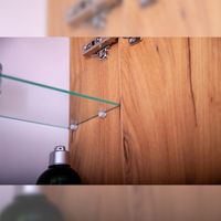 Комплект мебели для ванной Бриклаер Форест 40, дуб золотой/антрацит — фото 7, Комплекты мебели для ванной