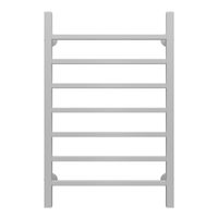 Полотенцесушитель водяной AZARIO ANCONA 500/800 квадрат, 7 секций, нижнее/диагональное подключение, 1/2", белый арт-AZ83914W — фото 5, Водяные полотенцесушители