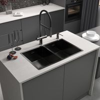 Смеситель Reflexion Lago RX9902GD для кухни с гибким изливом и подключением к фильтру, брашированное золото — фото 2, Смесители для кухни