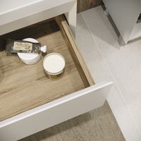 Пенал подвесной "МЕРКАДО-32 см" универсальный, белый матовый 303284 — фото 4, Пеналы для ванной комнаты