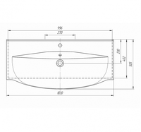 Тумба под раковину арт-П-Элв01105-0112Я — фото 7, Тумбы под раковину