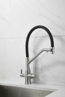 Смеситель для кухни с подключением фильтра BELZ, сатин арт-B78815-1 — фото 8, Смесители для кухни