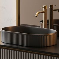 Товар: Раковина накладная ABBER Bequem AC2116MB черная матовая - фото 3 Раковина накладная ABBER Bequem AC2116MB черная матовая — фото 3, Раковины накладные