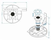 Опоры, Ножки для душевого поддона (в комплекте 7 шт) , Аксессуары 1237797 — фото 1, Комплектующие для поддонов
