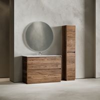 Товар: Тумба под раковину SANCOS Libra Floor напольная, 1190х450х840, c двумя ящиками оснащенными доводчиками, дуб чарльстон, арт. LB120F-1ECH - фото 3 Тумба под раковину SANCOS Libra Floor напольная, 1190х450х840, c двумя ящиками оснащенными доводчиками, дуб чарльстон, арт. LB120F-1ECH — фото 3, Тумбы под раковину