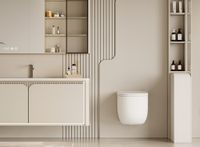 Унитаз ABBER Bequem подвесной белый матовый, безободковый, смыв торнадо арт-AC1104TMW — фото 2, Подвесные унитазы